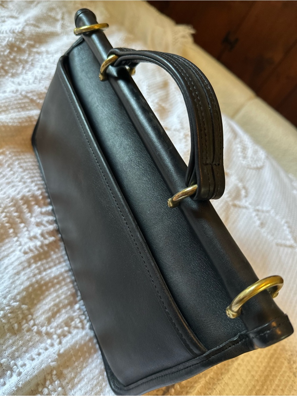 Vintage Coach City Willis | Black - Picture 9 of 16